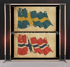 Raumteiler "Skandinavien-Flaggen"