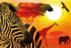 Leinwanddruck "Tiere Afrika"