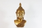 goldene Buddha-Bste, patiniert