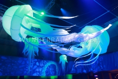Grodekoration Quallen fr Event